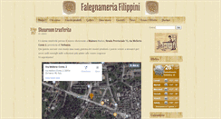 Desktop Screenshot of falegnameriafilippini.com