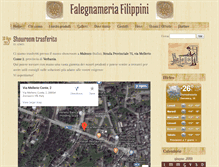 Tablet Screenshot of falegnameriafilippini.com